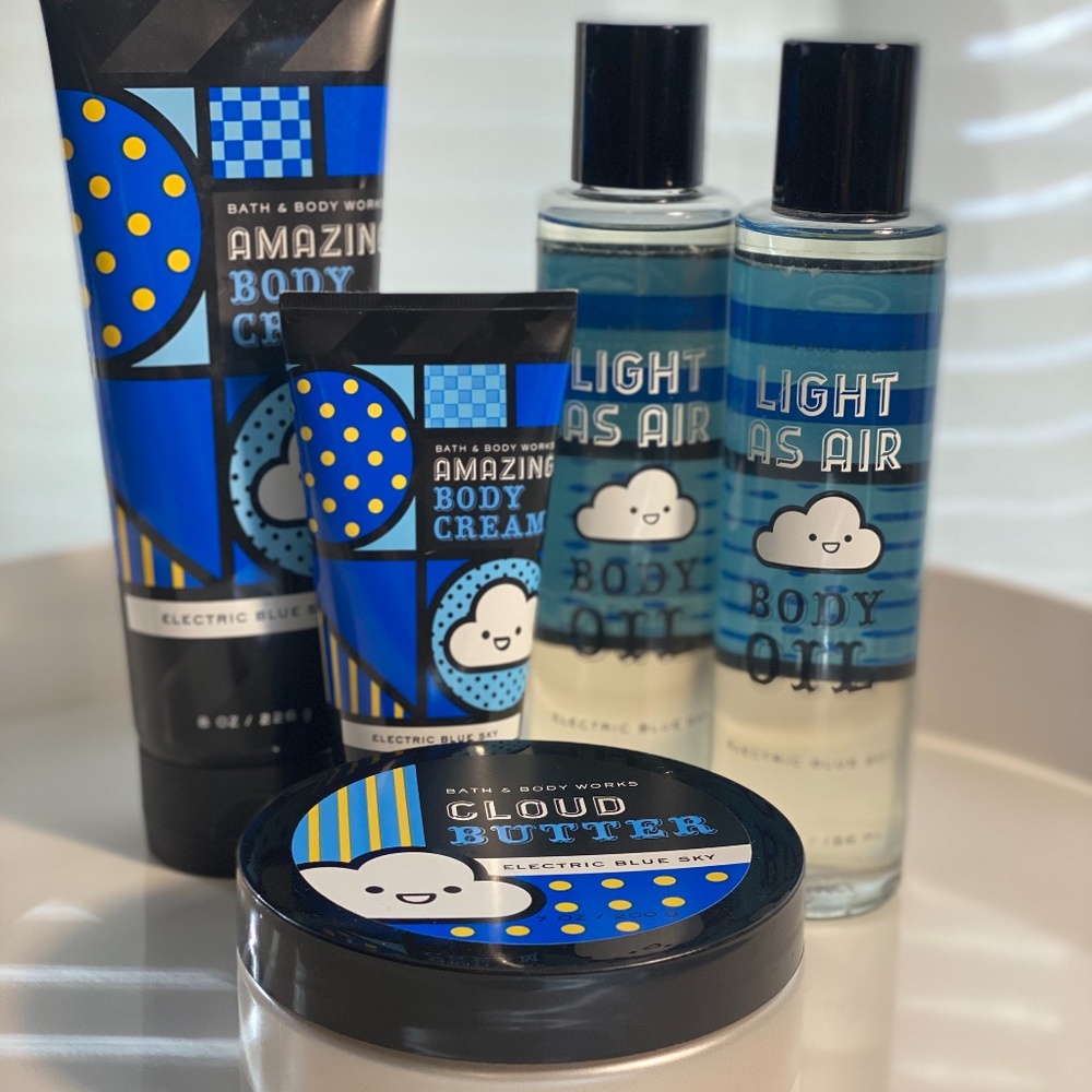 Bath & Body Works Electric Blue Sky Products